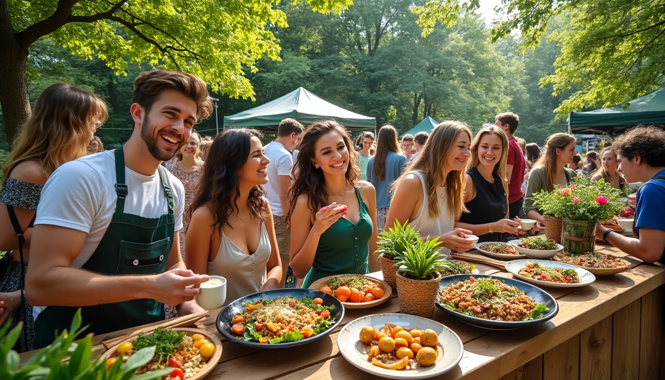 L’alimentation écoresponsable lors des événements