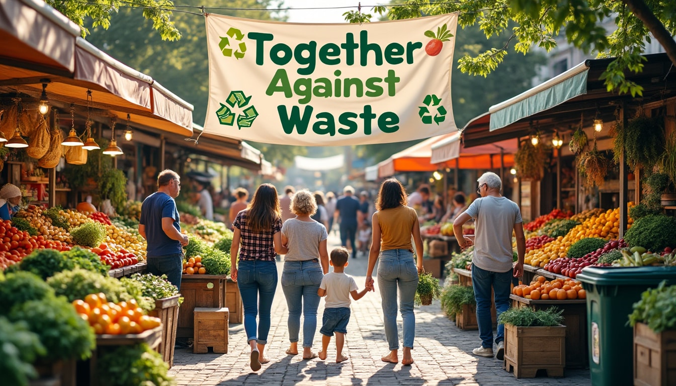 Les marchés en guerre contre le gaspillage : une nouvelle ère pour la gestion des déchets