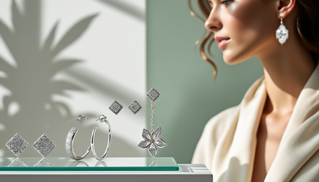 Les nouvelles modes en matière de boucles d’oreilles en argent pour cette saison