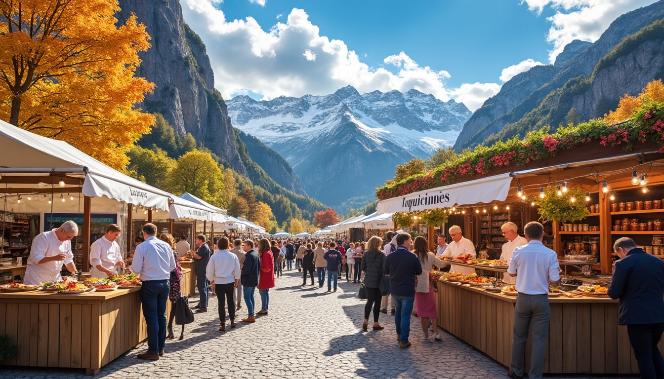 Toquicimes : Un festival gastronomique montagnard à Megève, du 18 au 20 octobre, éveillant les sens