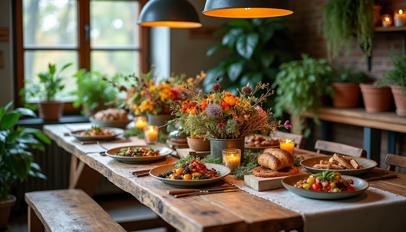 Créer une ambiance écoresponsable lors des repas
