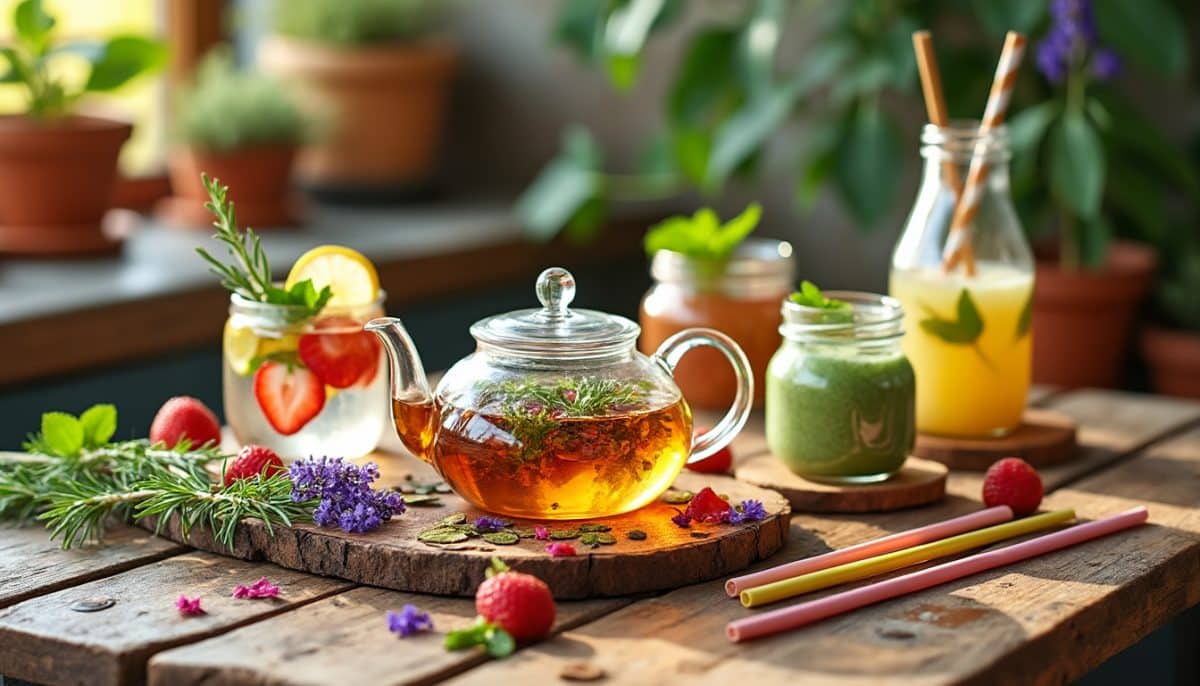 découvrez notre sélection de boissons zéro déchet, idéales pour accompagner vos plats tout en respectant l'environnement. savourez des créations artisanales et durables qui rehaussent vos repas sans nuire à la planète.