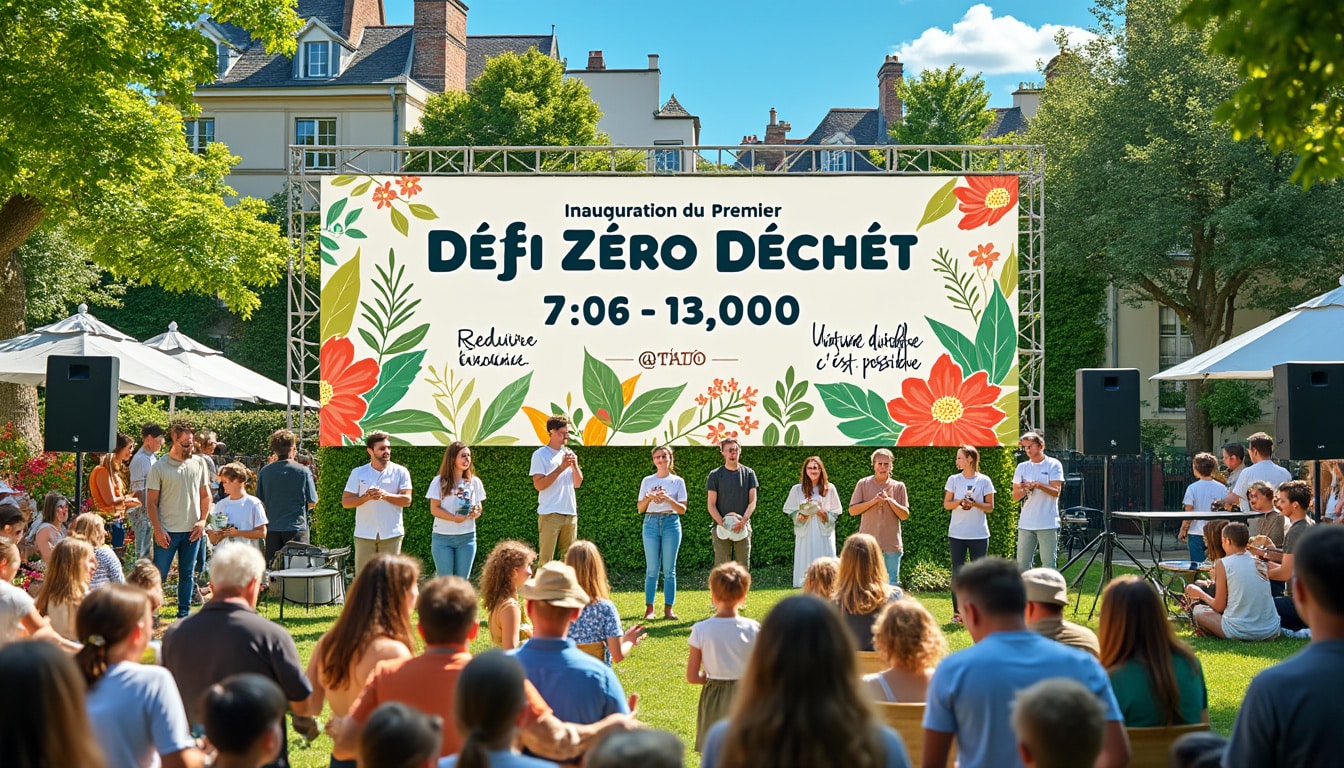 Inauguration du Premier Défi Zéro Déchet à Rueil-Malmaison