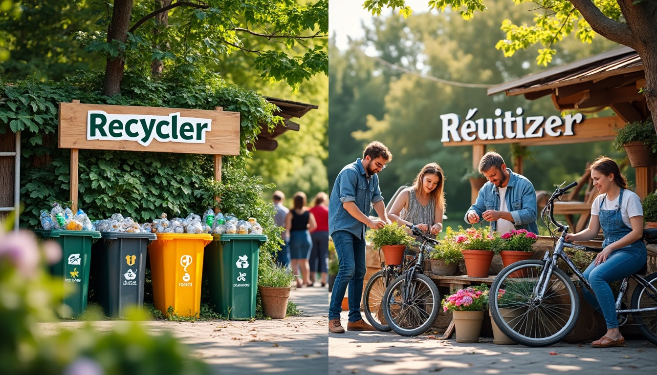 Recycler ou réutiliser : que choisir ?