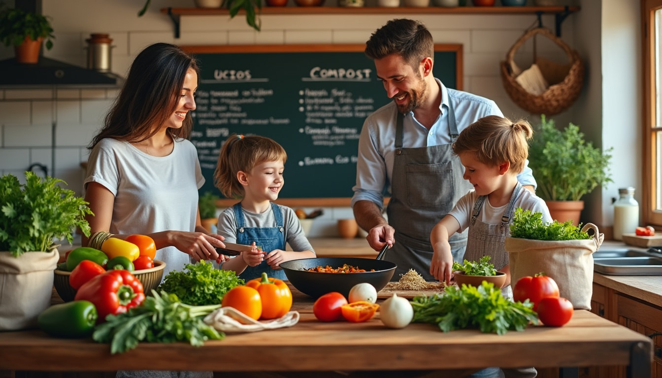 Comment intégrer le zéro déchet dans les recettes familiales