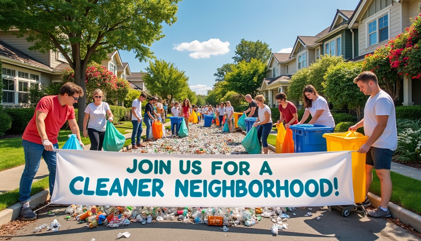 Comment participer à des clean-ups de quartier