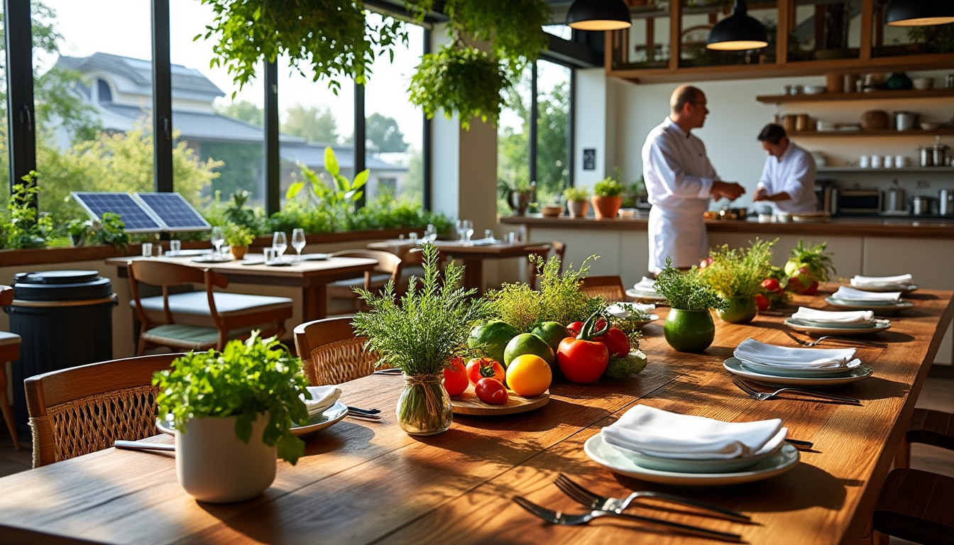 Les établissements qui allient art culinaire de haut niveau et écoresponsabilité