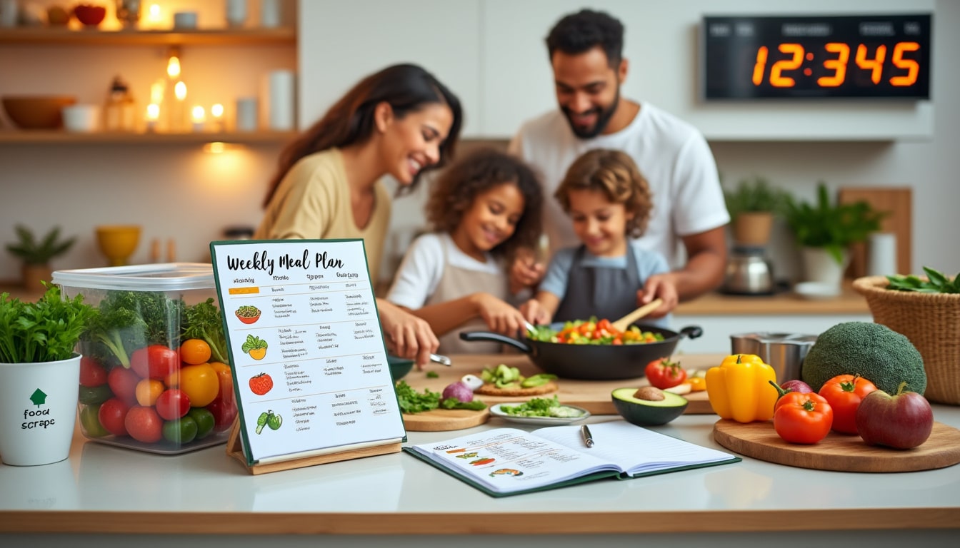 L’importance des menus planifiés pour réduire le gaspillage