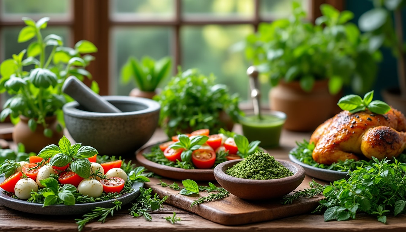 Utiliser des herbes aromatiques pour rehausser les plats