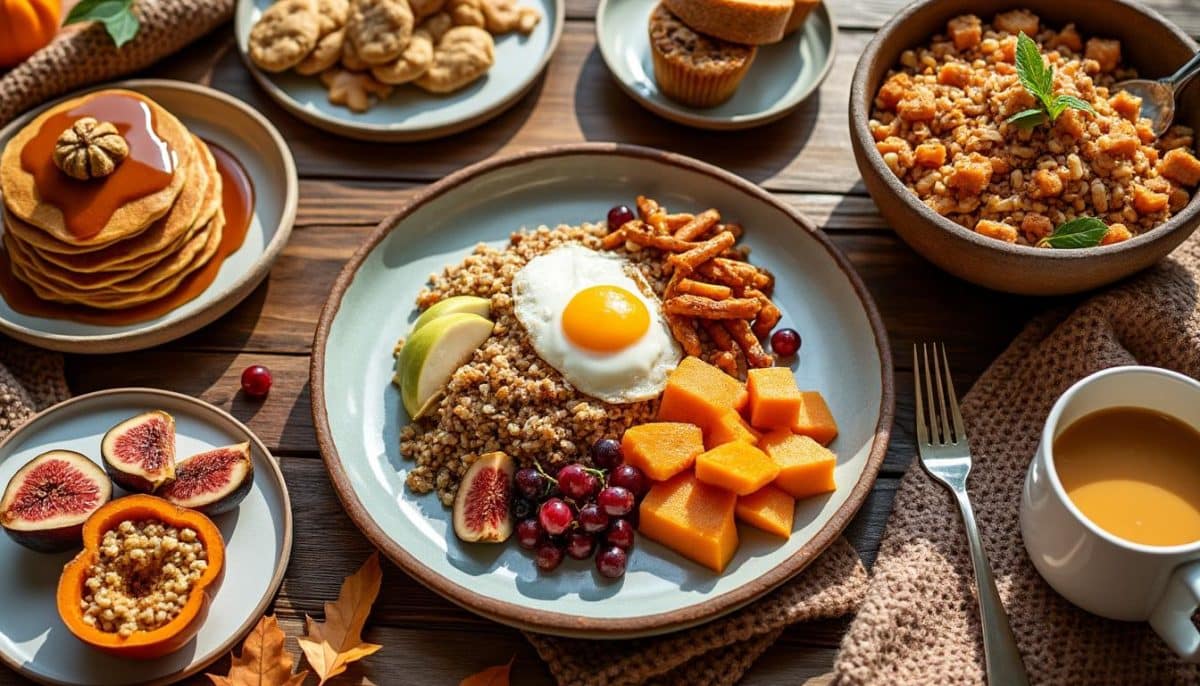discover 12 delicious fall breakfast ideas that go beyond the classic pumpkin spice latte. find warming, seasonal recipes perfect for cozy autumn mornings.