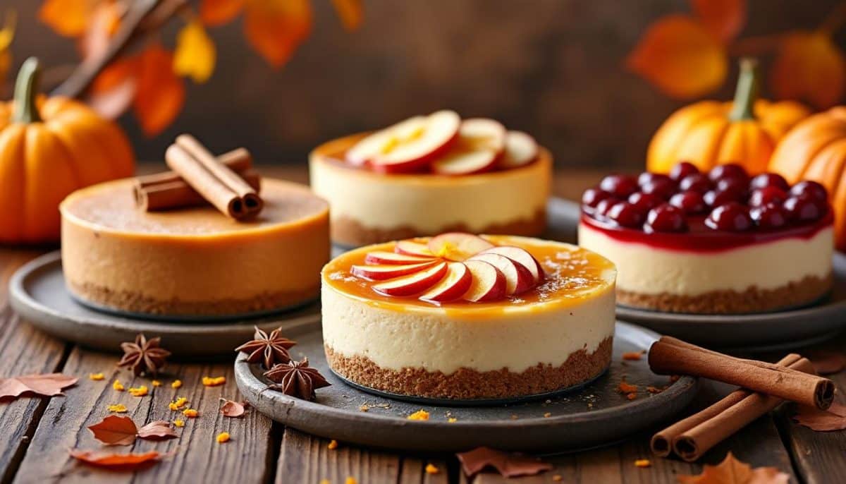 discover 3 delicious fall cheesecake recipes that stay smooth and crack-free. enjoy autumn flavors and easy tips for perfect cheesecakes every time!