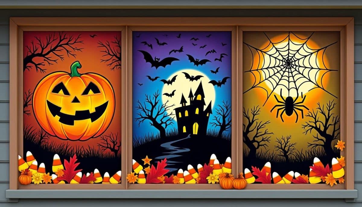 π 3 Quick & Easy Halloween Window Painting Ideas in 10 Minutes π»