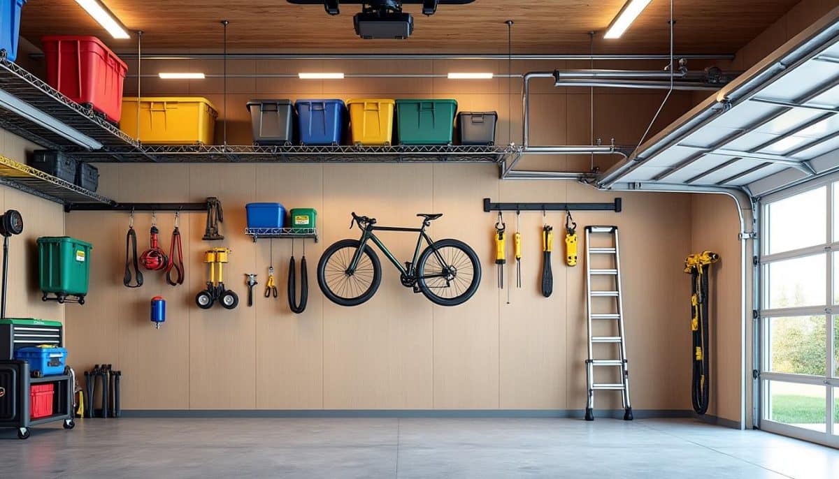🚗 5 Genius Garage Ceiling Storage Hacks to Maximize Floor Space 🛠️