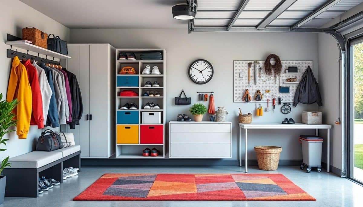 Garage Drop Zone Hacks 🚗✨ to Declutter Your Entryway