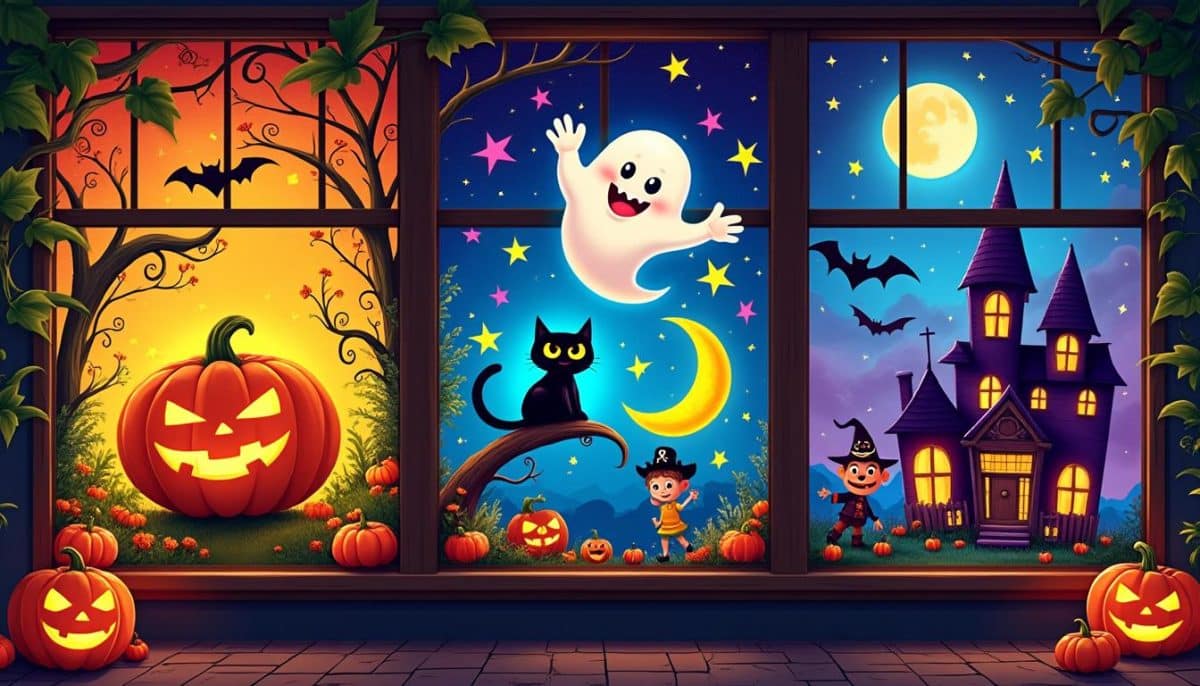 discover 5 fun and easy halloween window painting ideas perfect for kids age 5 and up! encourage creativity with these simple, spooky designs for your next family art project.