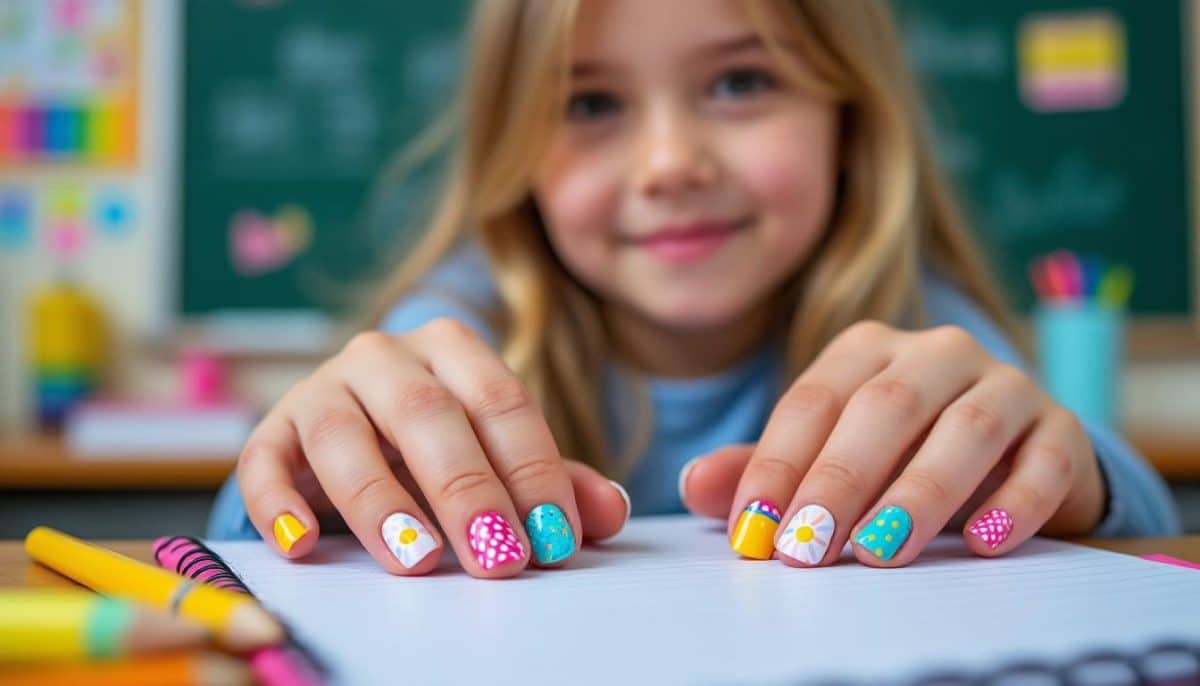back to school nails for 6th graders: cute and age-appropriate ideas 💅🎒