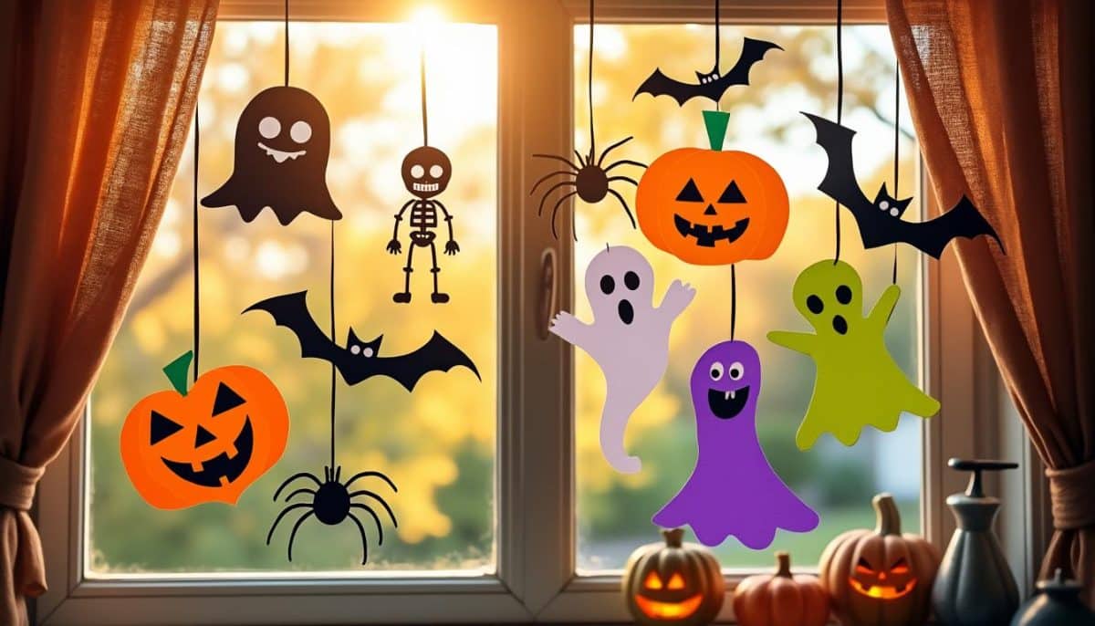 spooky fun: 7 halloween window crafts kids will love ππ»
