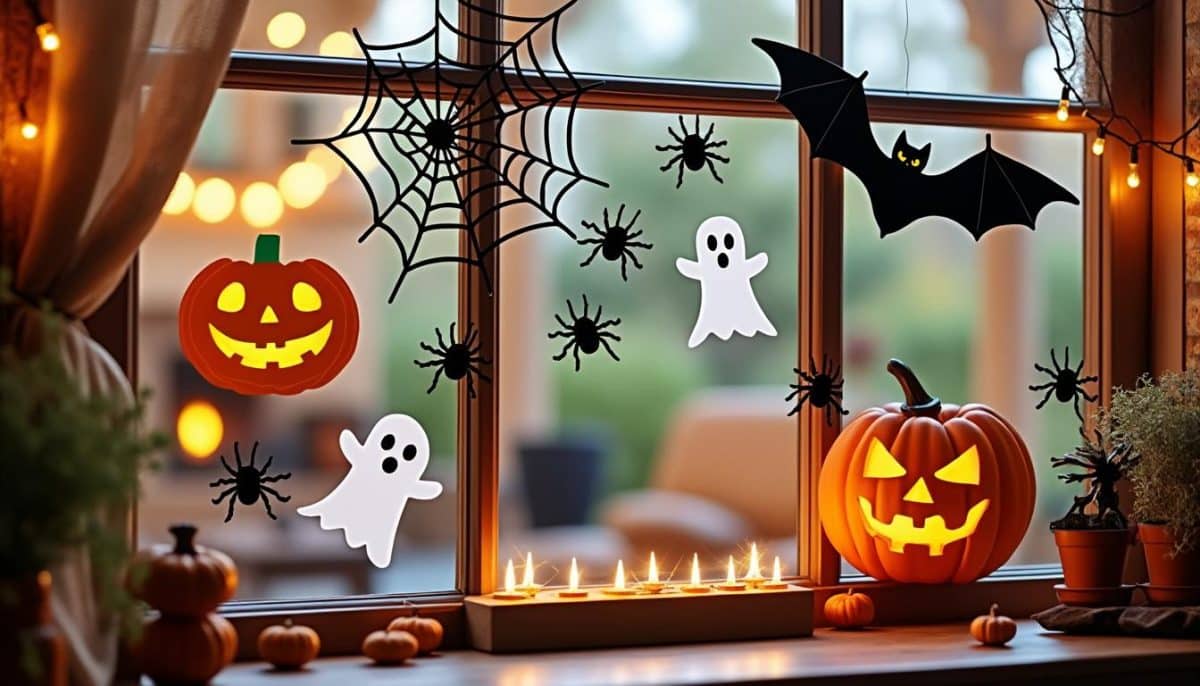spooky window magic on a budget: 7 halloween decorations under $10 π»πͺ