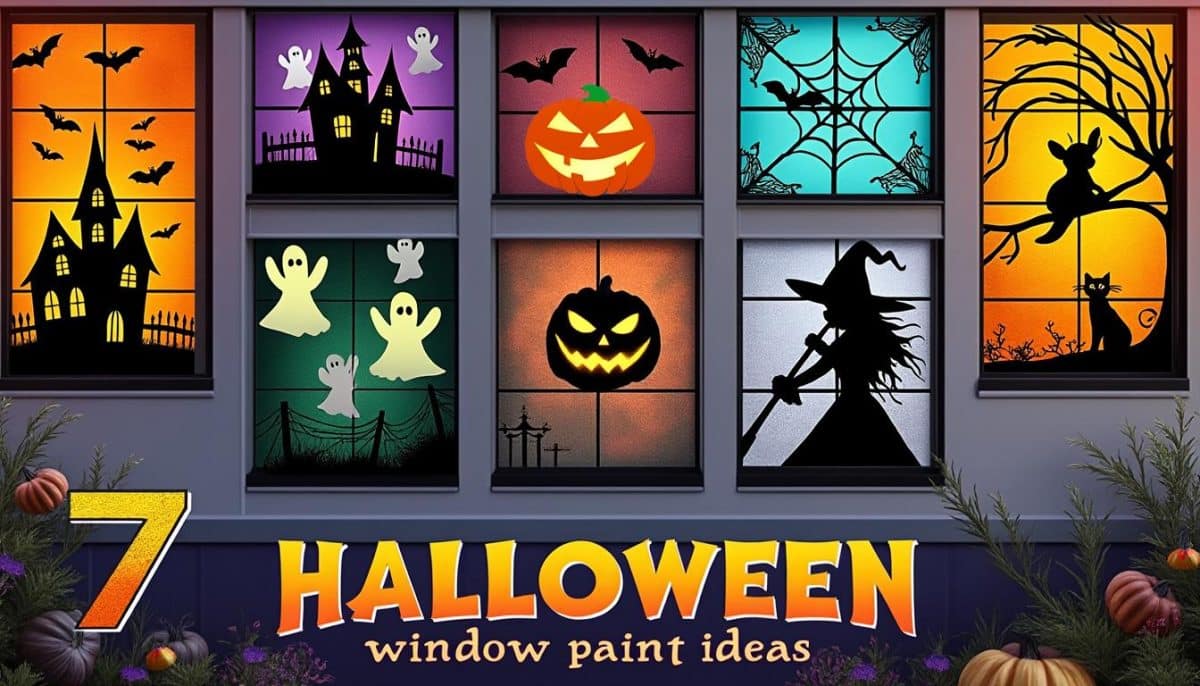 π¨ 7 Spooky Halloween Window Paint Ideas with Just 3 Colors!