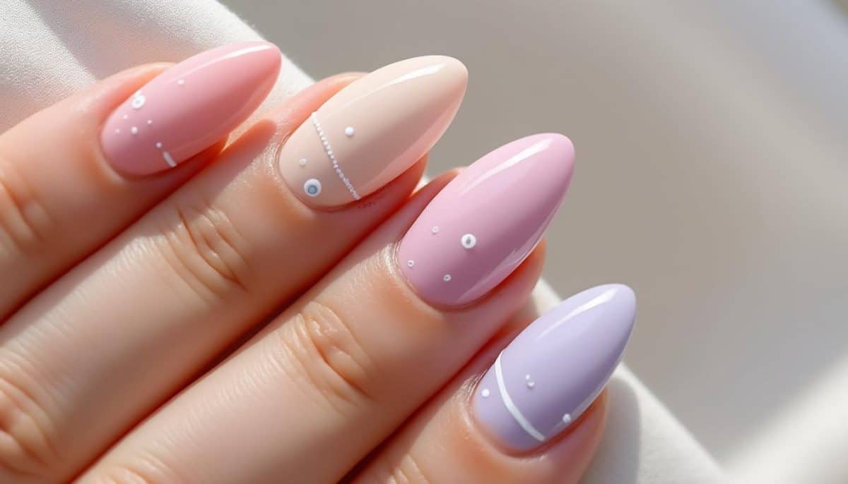 Chic Almond Acrylic Nails for School 🏫✨