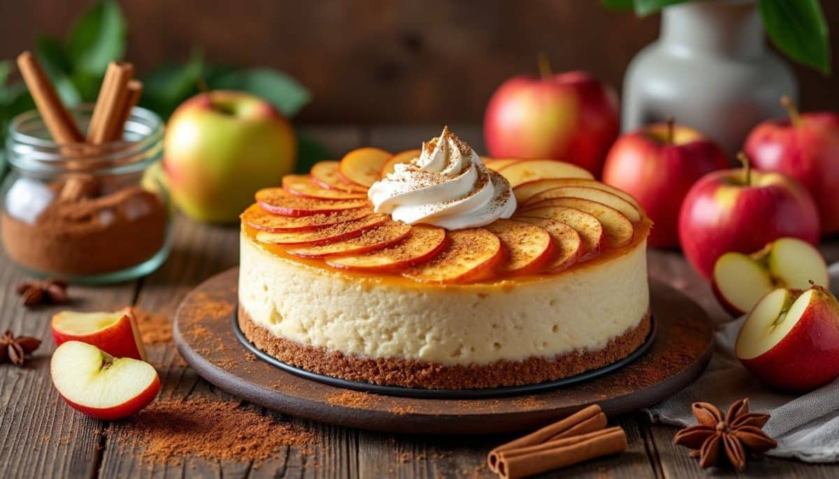 no-fail apple spice cheesecake recipe 🍏🍰