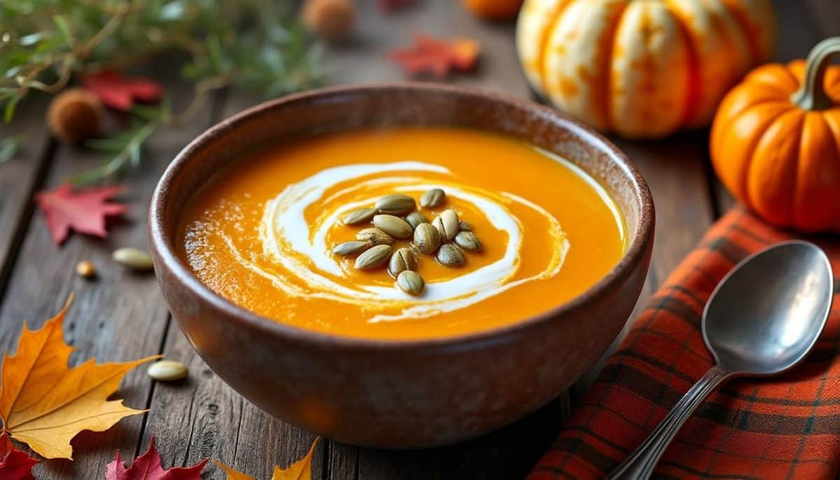 Cozy Up with Autumn: π Butternut Squash Soup Recipe for Fall Flavors π₯£