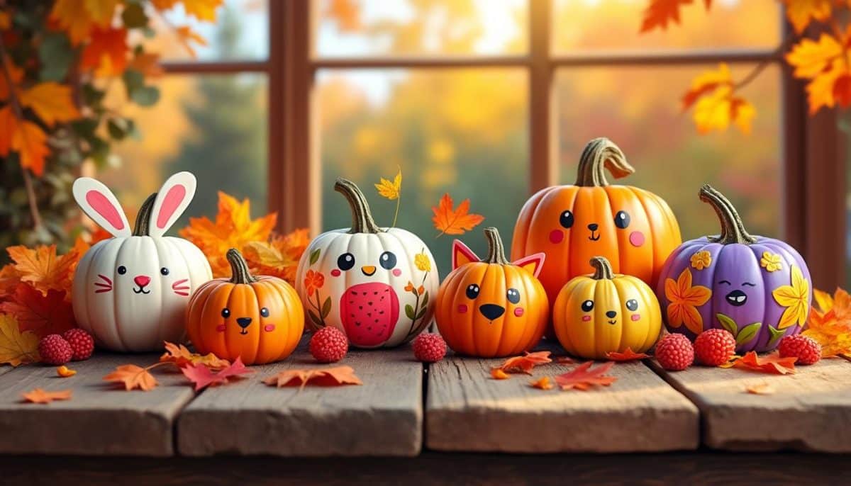 Adorable Painted Pumpkins π¨β¨β No Scary Faces Needed!