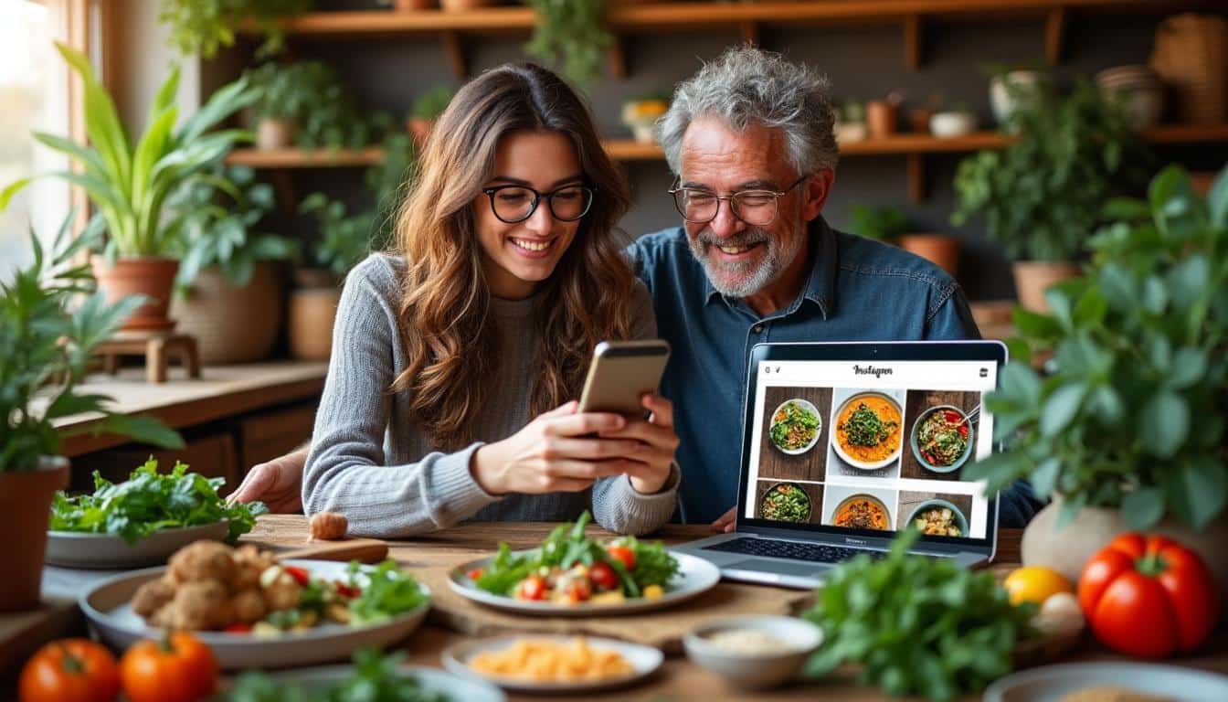 Eva Gaillot raconte comment son père a adopté Instagram pour découvrir ses recettes végétaliennes