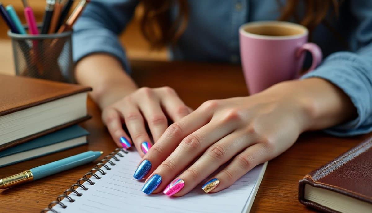 Chic & Cheerful Teacher Nails: Fun Styles That Stay Professional 🎨🍎