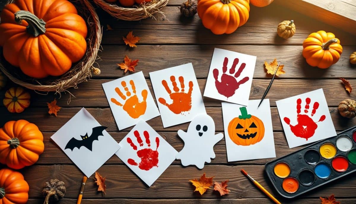 Spooky Handprint Art ππ»: Halloween Keepsake Ideas for Kids