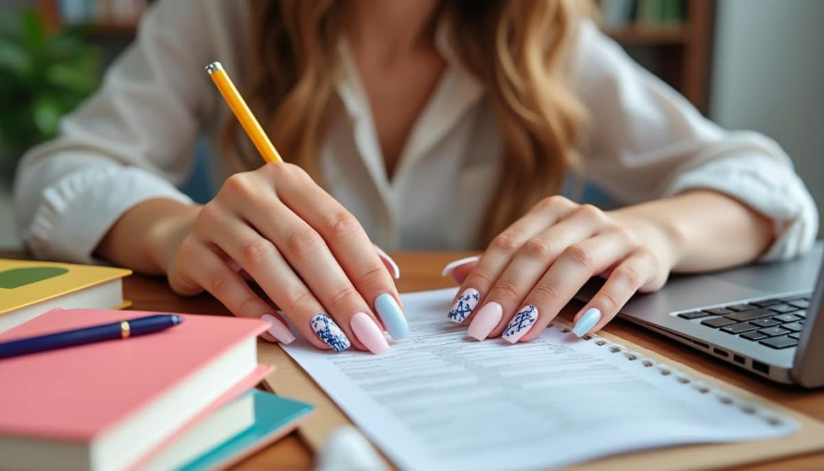 Student Chic: Long Nail Hacks for School 🎒💅