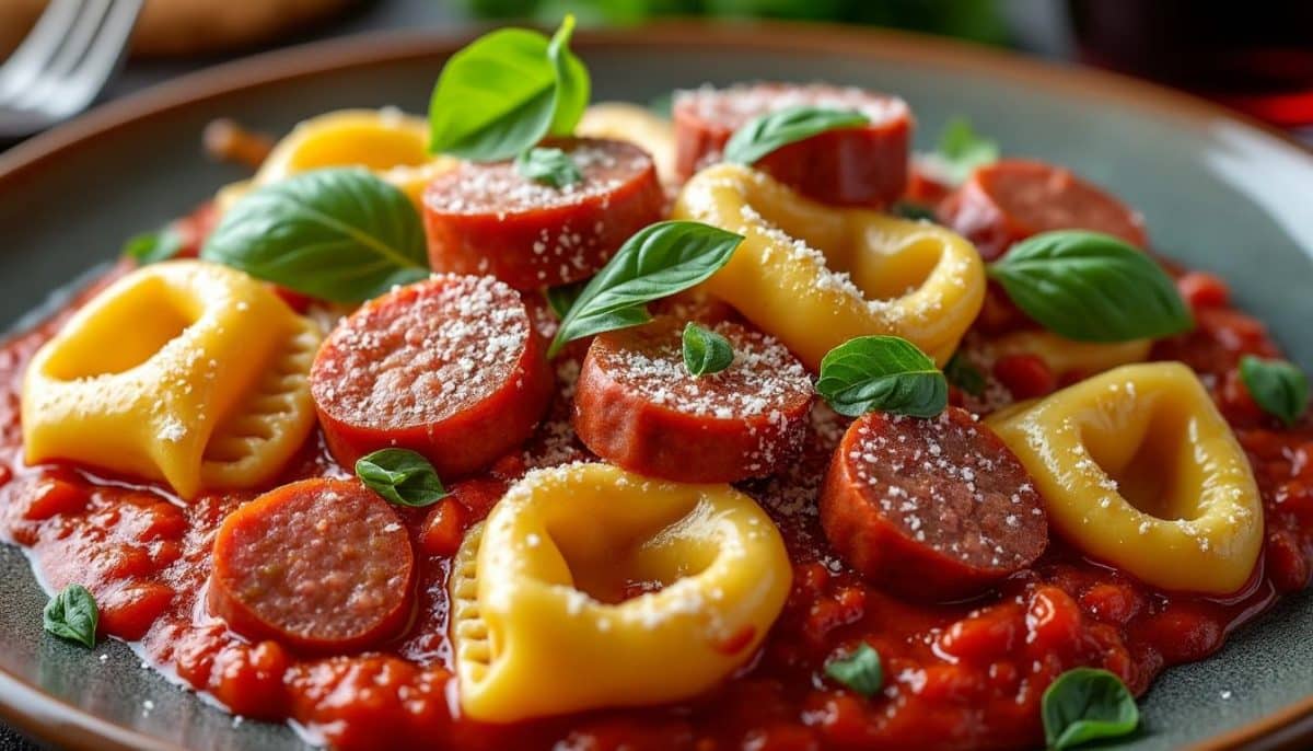 discover how to make delicious sausage tortellini in just 20 minutes! this easy recipe offers a hearty, flavorful meal perfect for busy weeknights.