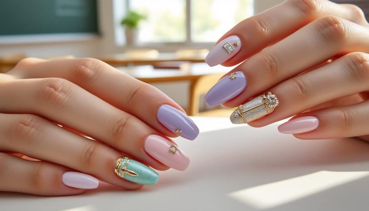Top Teacher Nail Ideas for 2025 📚💅