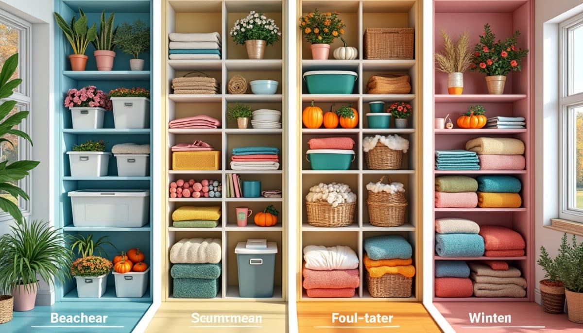 discover 10 clever seasonal storage hacks that make rotating your items simple and efficient—perfect for keeping your home organized all year round.
