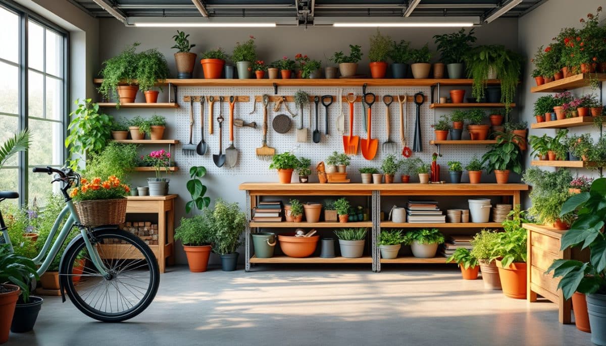 🌿 11 Clever Garden Garage Storage Hacks for Green Thumbs 🚗