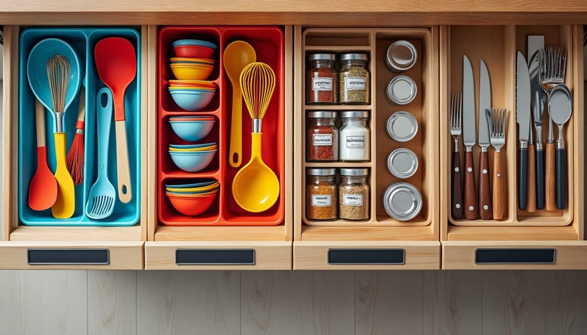DIY Kitchen Drawer Hacks 🛠️✨ for a Tidy Space