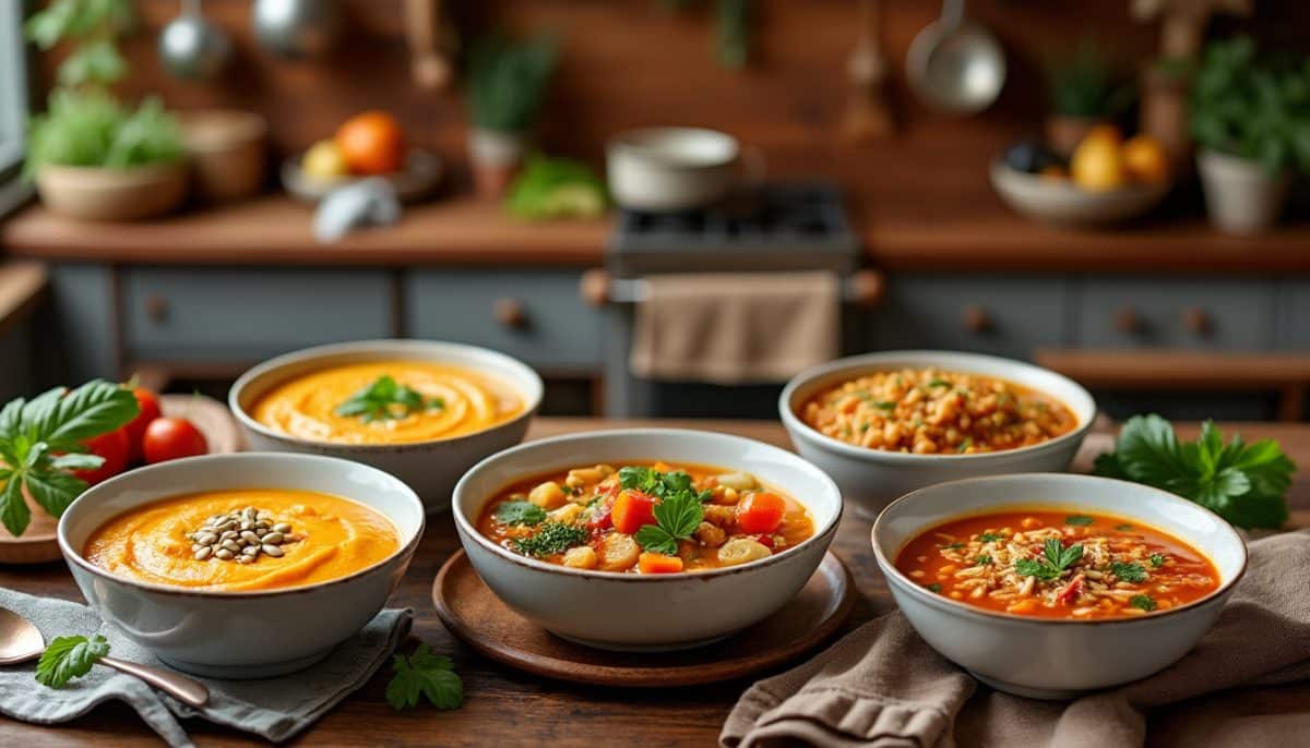 discover five delicious gluten-free soup recipes perfect for cozy nights in. warm up with easy, nourishing soups everyone will love.