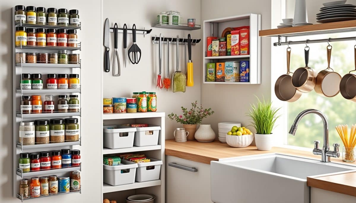 Space-Saving Kitchen Hacks 🍽️✨