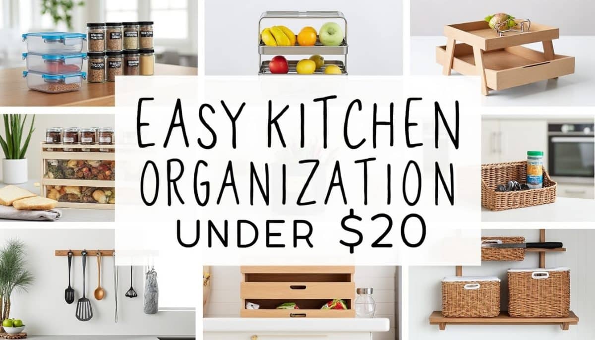 Budget-Friendly Kitchen Organization Hacks Under $20 🍴✨