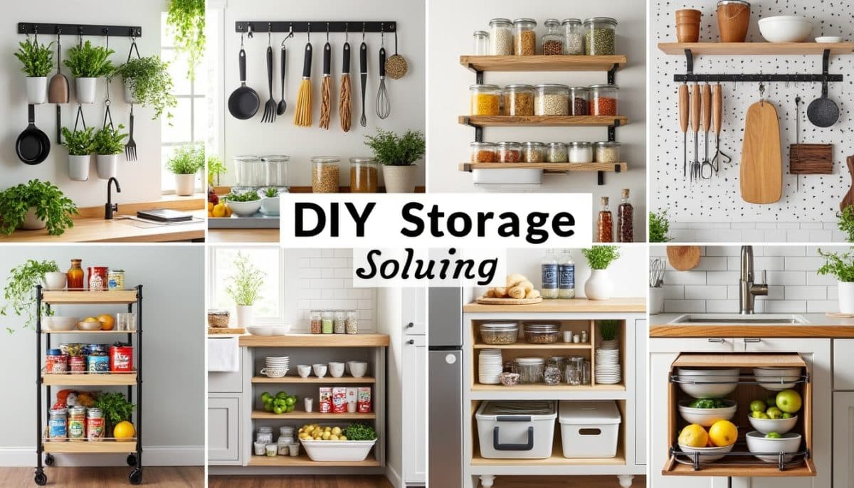 discover 8 simple and effective small kitchen storage projects anyone can tackle. maximize your space, organize your kitchen, and make everyday cooking easier with these practical ideas.