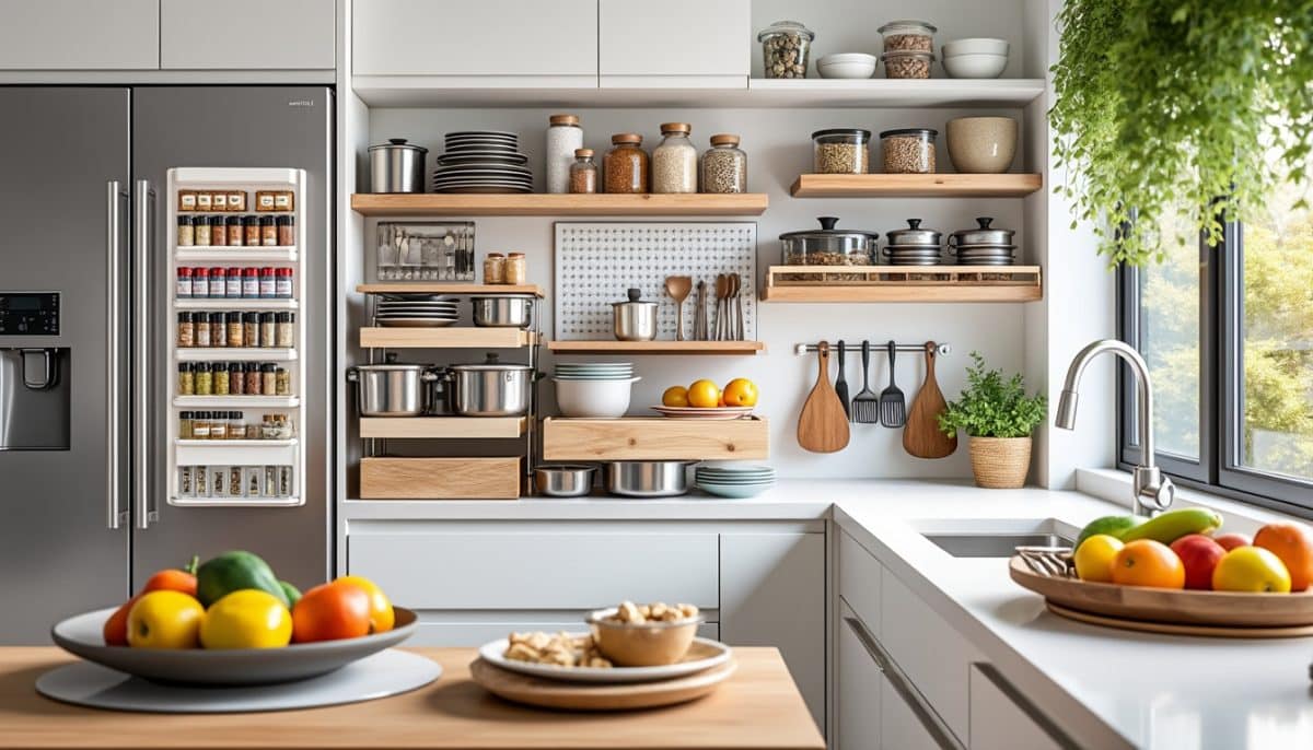 discover 9 quick and practical kitchen organization ideas that actually last. transform your space, reduce clutter, and keep your kitchen tidy with these easy tips.