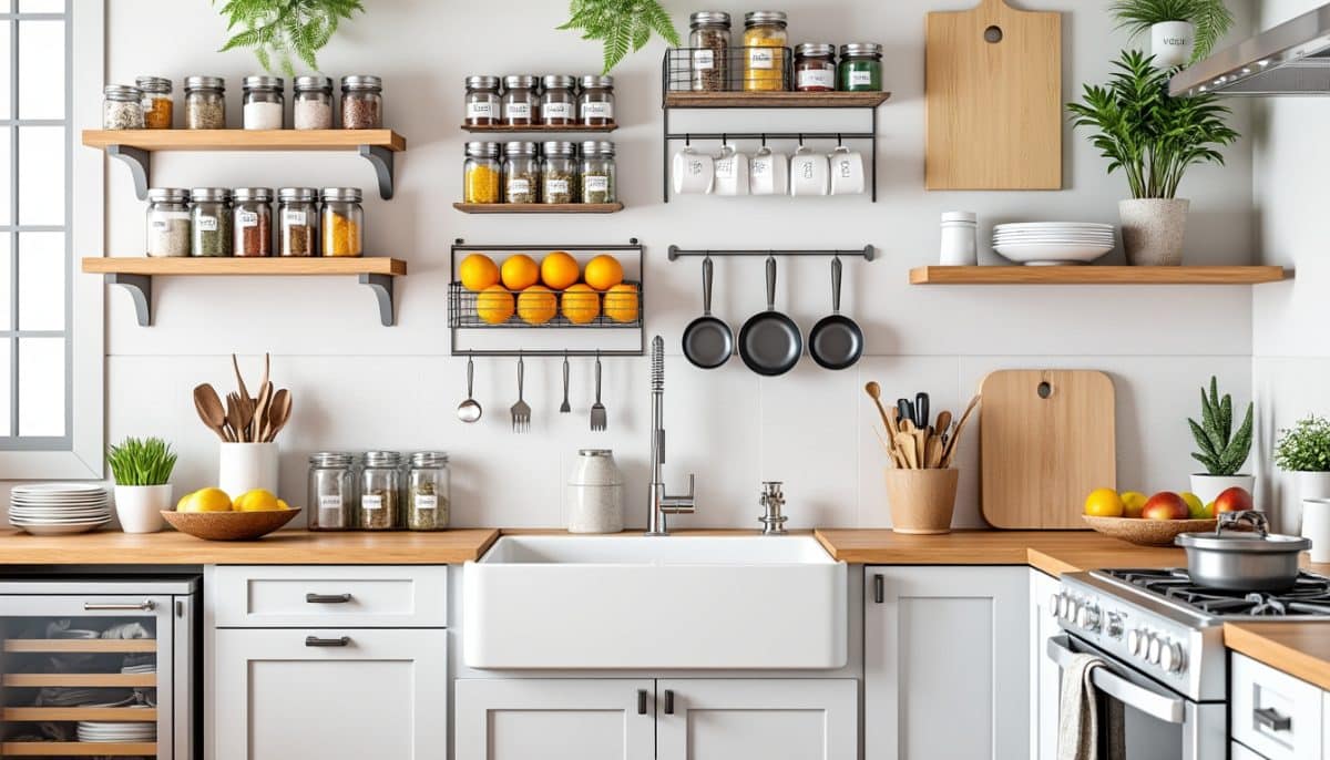 discover 9 budget-friendly kitchen organization hacks under $35 to maximize space, declutter countertops, and make your small kitchen more efficient.
