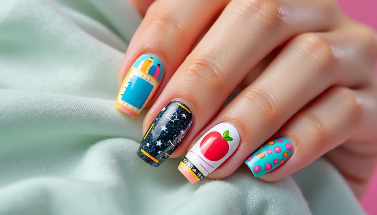🎒 Back to School 2025: Trendy Acrylic Nail Ideas for Students 💅