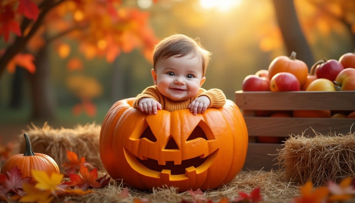 Adorable Baby-in-Pumpkin Photo Ideas for the Perfect Fall ππ