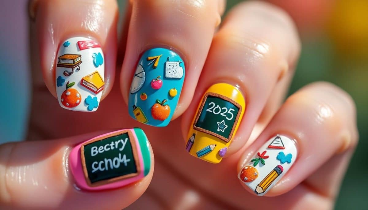 Back to School Nails 2025: Cute Designs to Try! 🎒💅