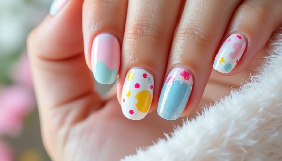 Chic & Easy: Cute Short Fake Nails for Students 🎀✨