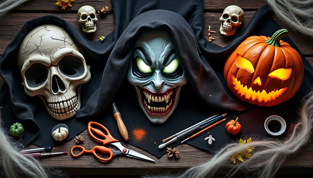 discover easy diy halloween mask ideas that look spine-chillingly good! craft your own scary face coverings with simple materials and impress everyone at your next costume party.