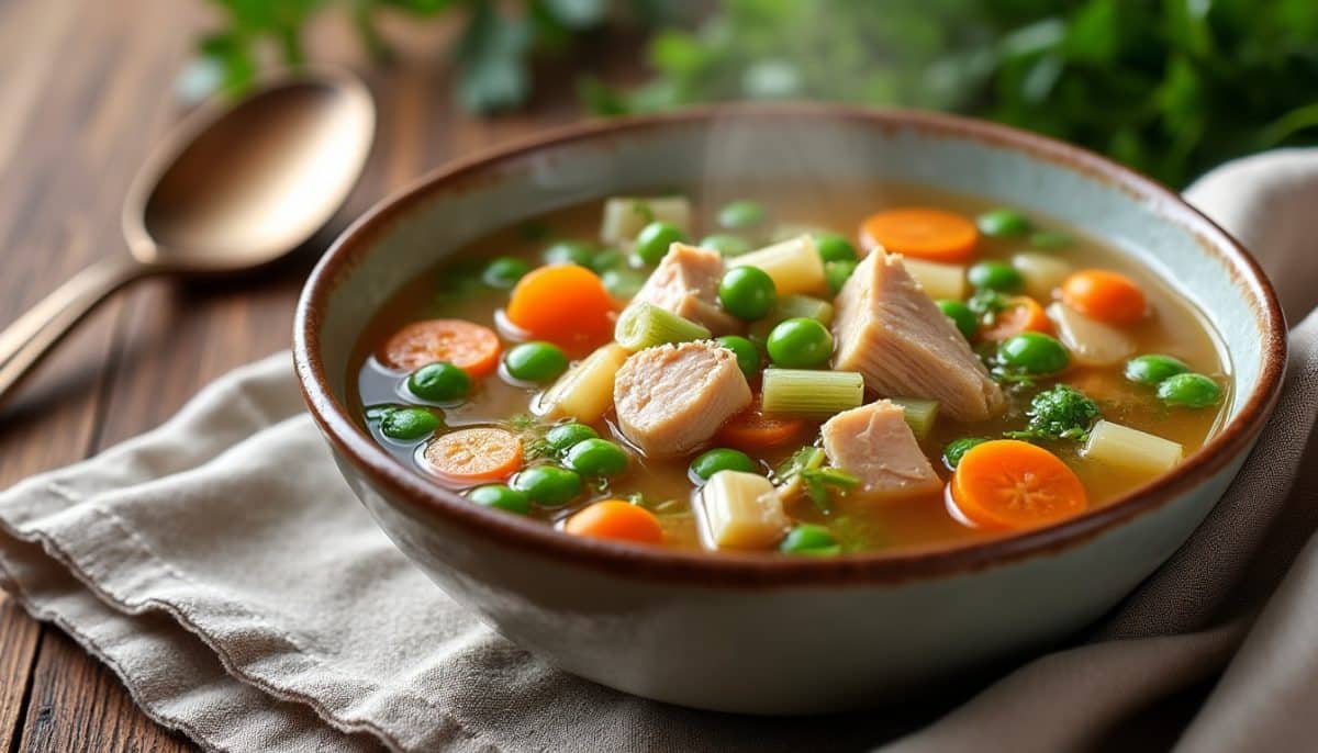 discover a comforting bowl of easy gluten-free chicken soup, perfect for healing and nourishing your body. packed with wholesome ingredients, this simple recipe is ideal for a quick and satisfying meal.