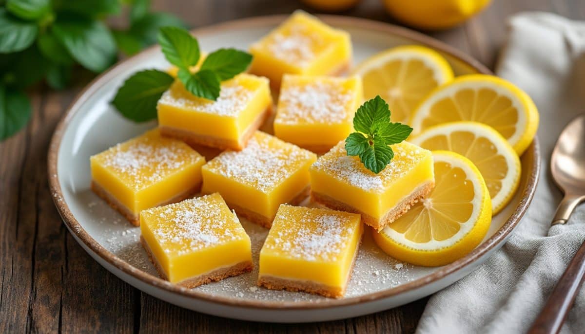 discover the perfect balance of tangy and sweet with our gluten-free lemon bars. made with fresh lemons and a crisp, buttery crust, they're a delightful treat for any occasion and suitable for gluten-sensitive diets.