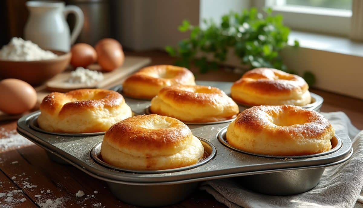 discover the secret to perfectly rising gluten-free yorkshire puddings every time! this easy recipe guarantees crispy edges and fluffy centers, making it the ideal side for any meal.